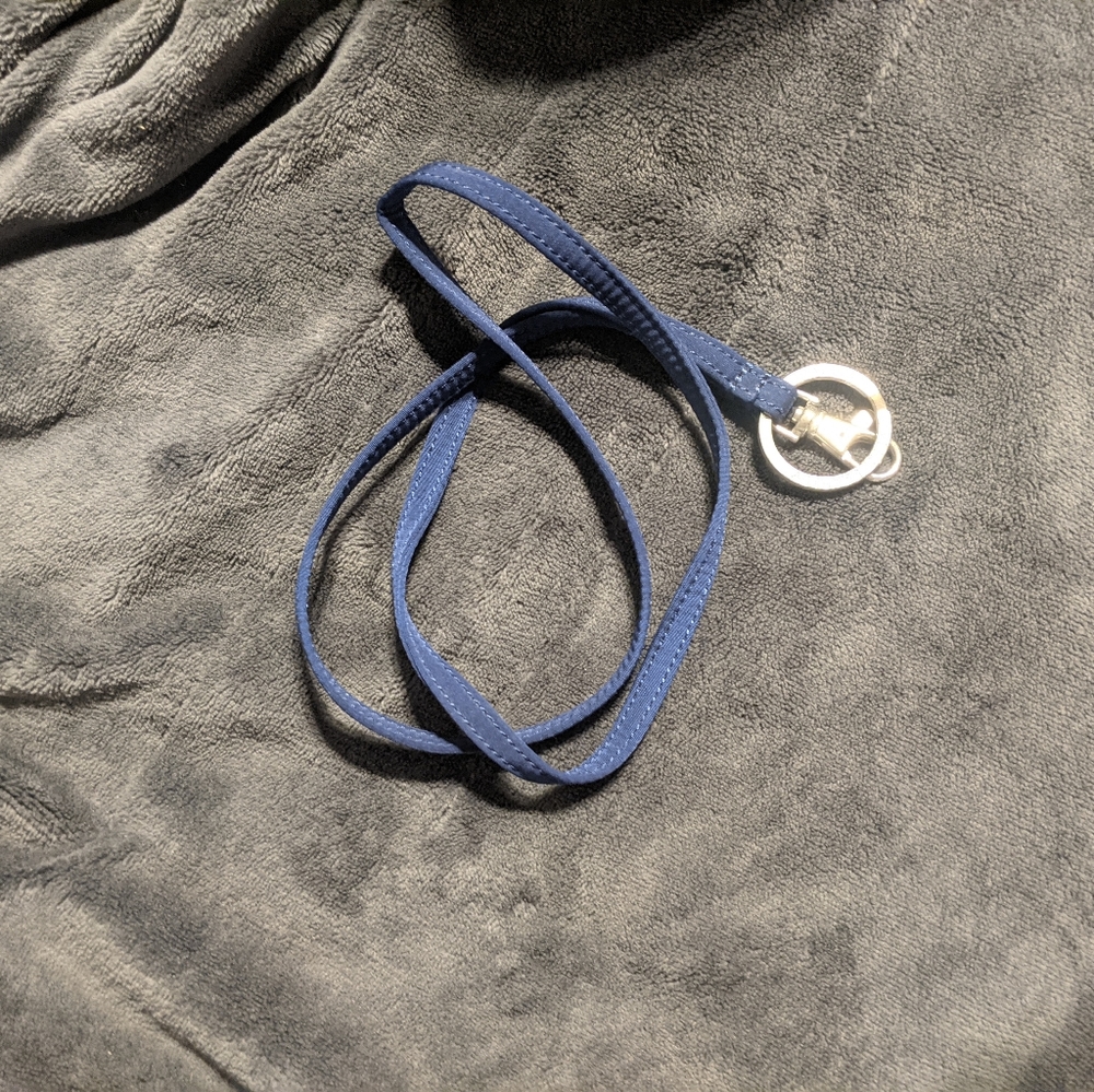 Vera Bradley Lanyard in Navy Blue